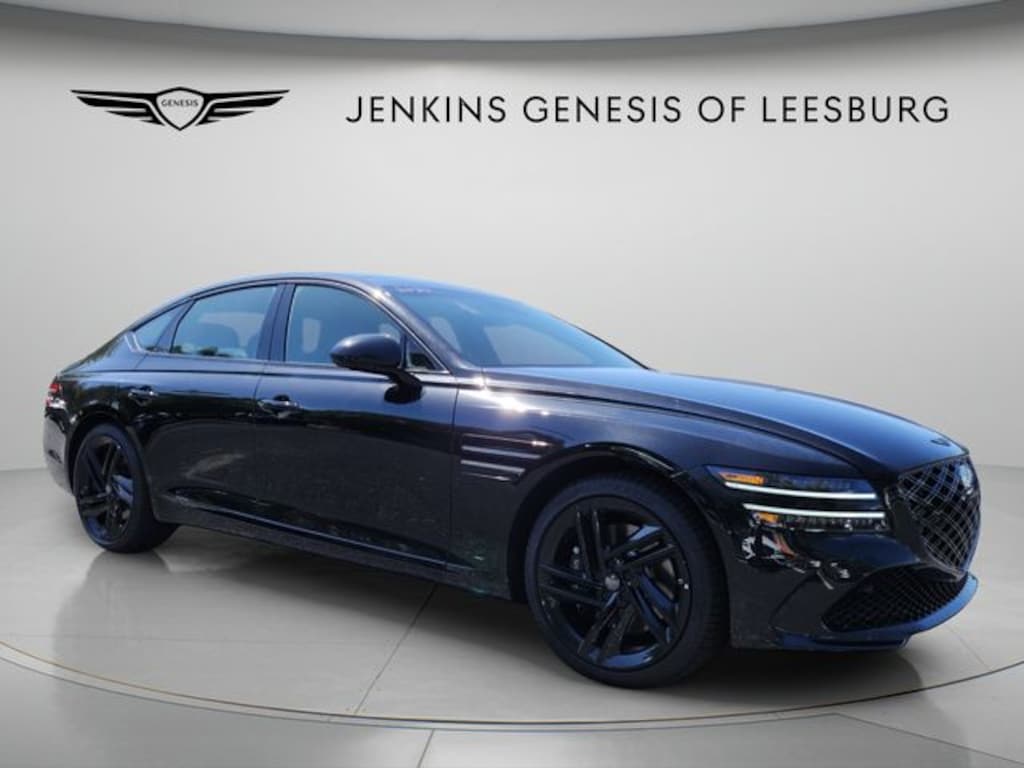 New 2027 Genesis G80 3.5T Prestige Black Sedan