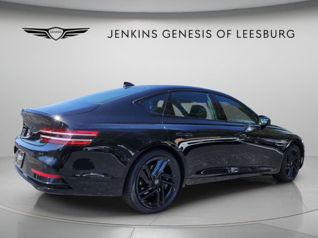 New 2027 Genesis G80 3.5T Prestige Black Sedan