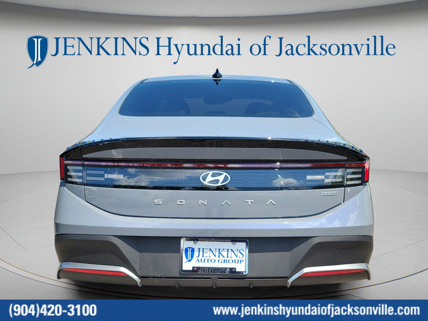 New 2026 Hyundai Sonata Hybrid Blue Sedan