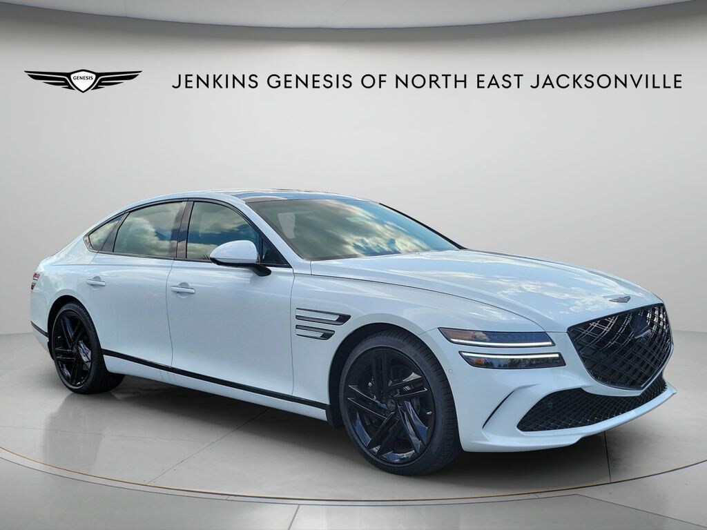 New 2027 Genesis G80 3.5T Prestige Black Sedan