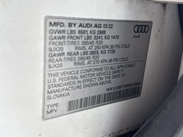 2022 Audi Q7 Premium Plus - Photo 37