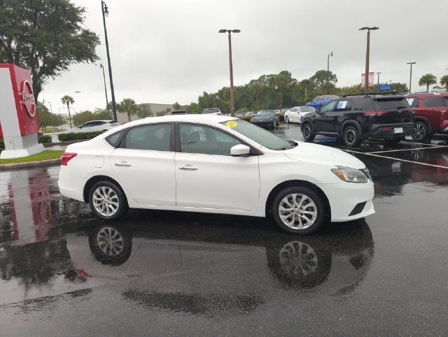 Used 2019 Nissan Sentra SV with VIN 3N1AB7APXKY447577 for sale in Leesburg, FL