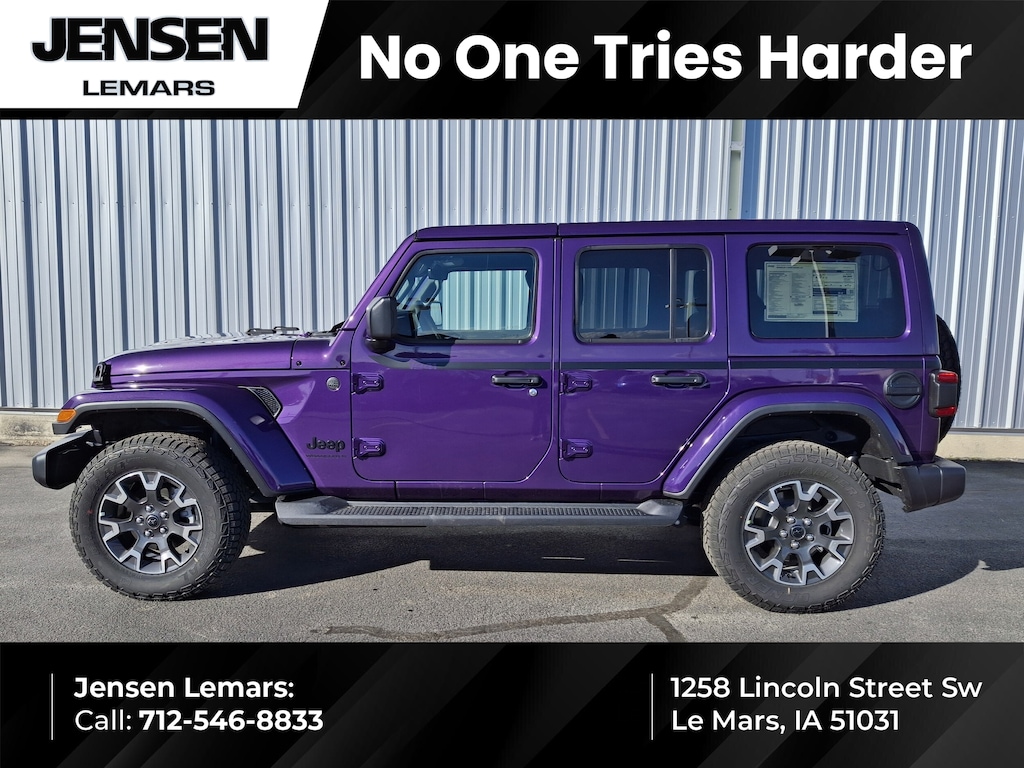New 2026 Jeep Wrangler 4-DOOR SAHARA Sport Utility