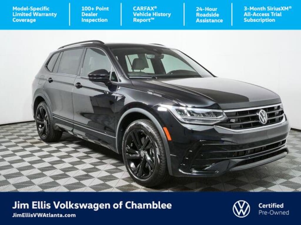 Certified 2024 Volkswagen Tiguan 2.0T SE R-Line Black SUV