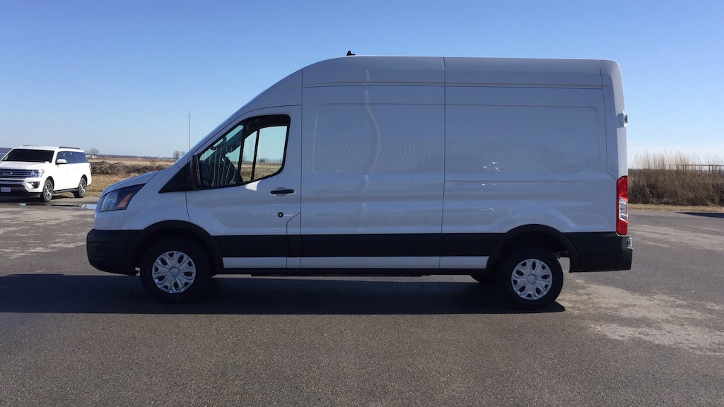 New 2023 Ford E-Transit Cargo Van Base T-350 148 Hi Rf 9500 GVWR RWD