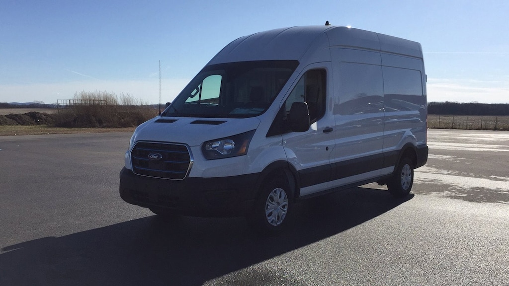 New 2023 Ford E-Transit Cargo Van Base T-350 148 Hi Rf 9500 GVWR RWD