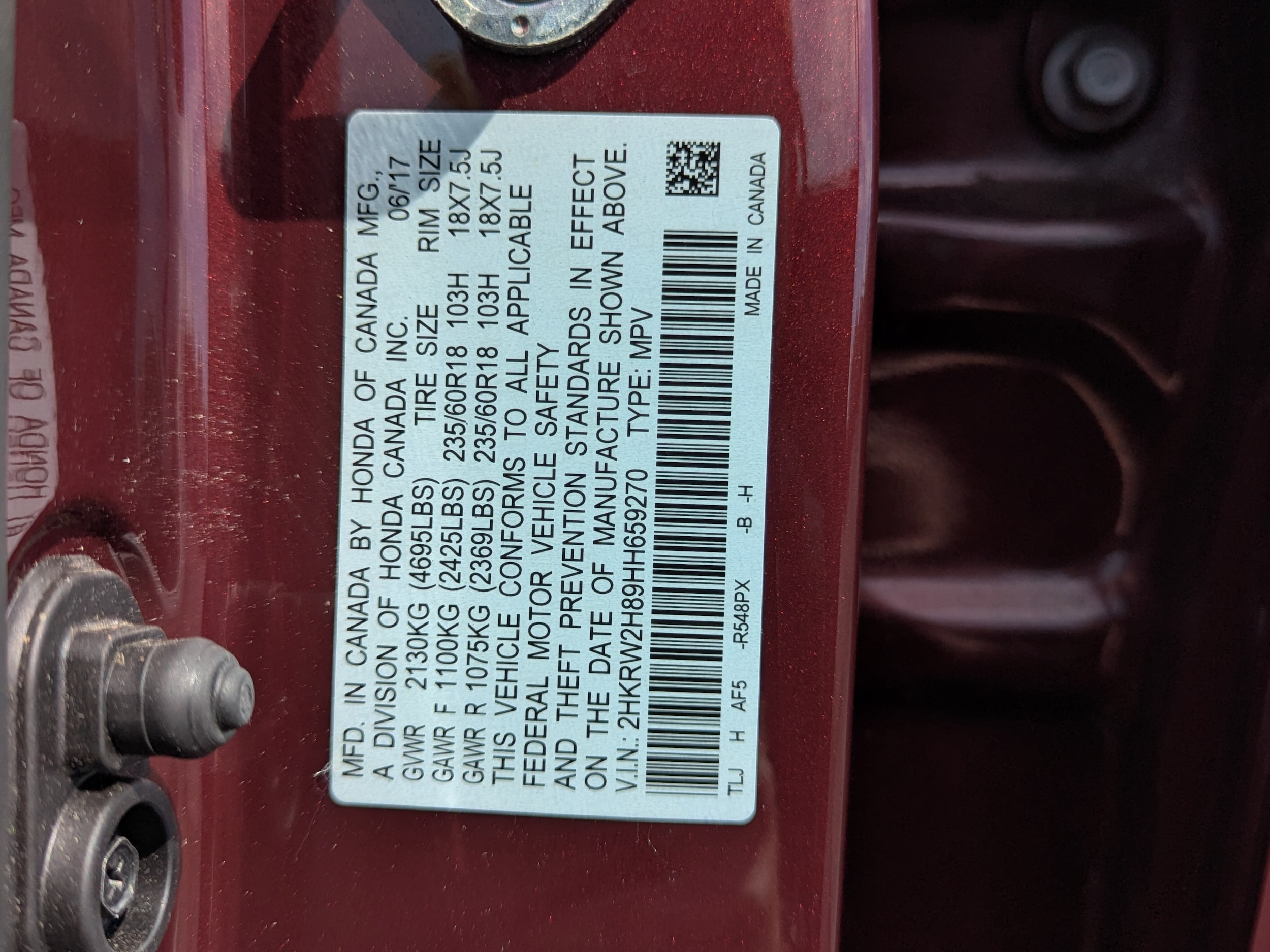 2017 Honda CR-V EX-L - Photo 16