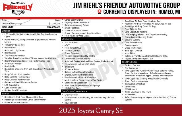 2025 Toyota Camry