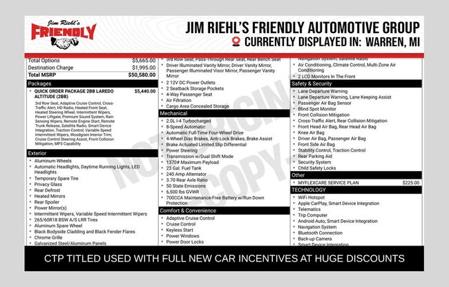 2026 Jeep Grand Cherokee L Altitude Sport Utility