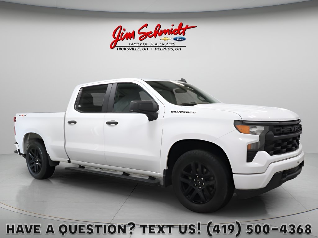 Used 2024 Chevrolet Silverado 1500 Custom Truck Crew Cab