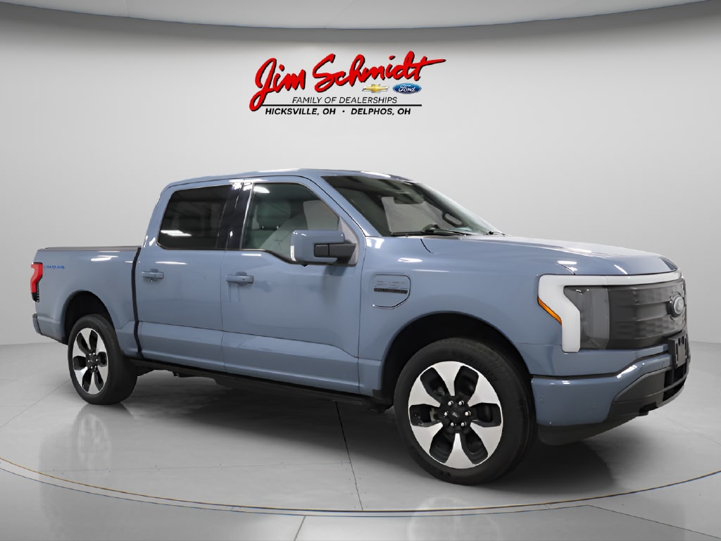 Used 2023 Ford F-150 Lightning Platinum with VIN 1FT6W1EVXPWG04343 for sale in Hicksville, OH