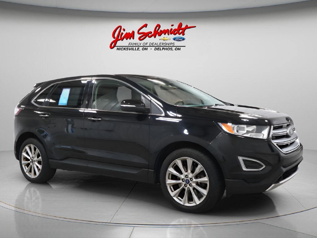 Used 2017 Ford Edge Titanium with VIN 2FMPK4K88HBC38669 for sale in Hicksville, OH