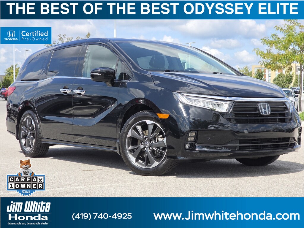 Certified 2024 Honda Odyssey Elite Minivan/Van