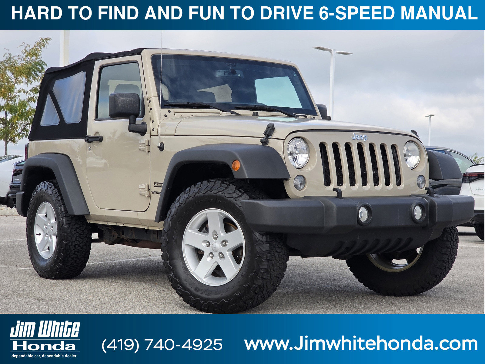 Used 2016 Jeep Wrangler Sport SUV