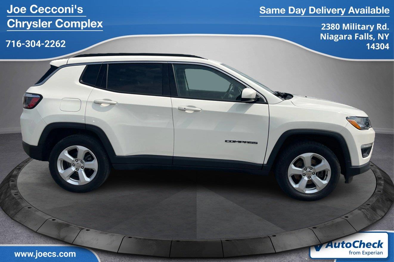 Used 2020 Jeep Compass Latitude with VIN 3C4NJDBB8LT124243 for sale in Niagara Falls, NY
