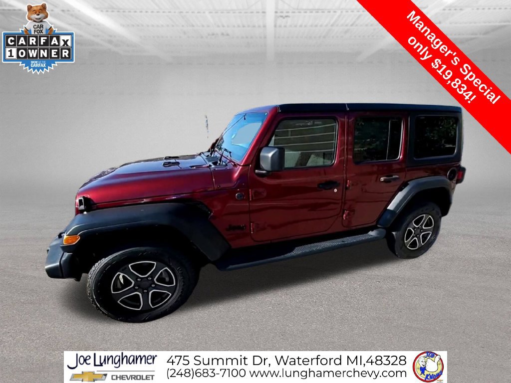 Used 2022 Jeep Wrangler Unlimited Sport S SUV