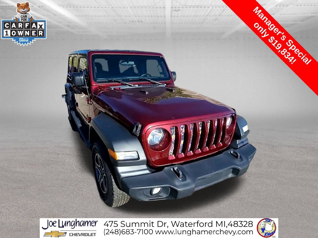 Used 2022 Jeep Wrangler Unlimited Sport S SUV