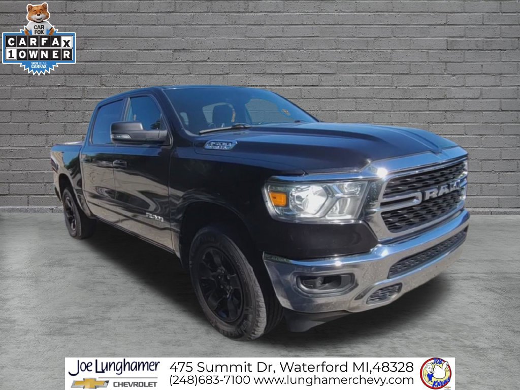 Used 2022 Ram 1500 Big Horn Crew Cab 4x4 57 Box Truck