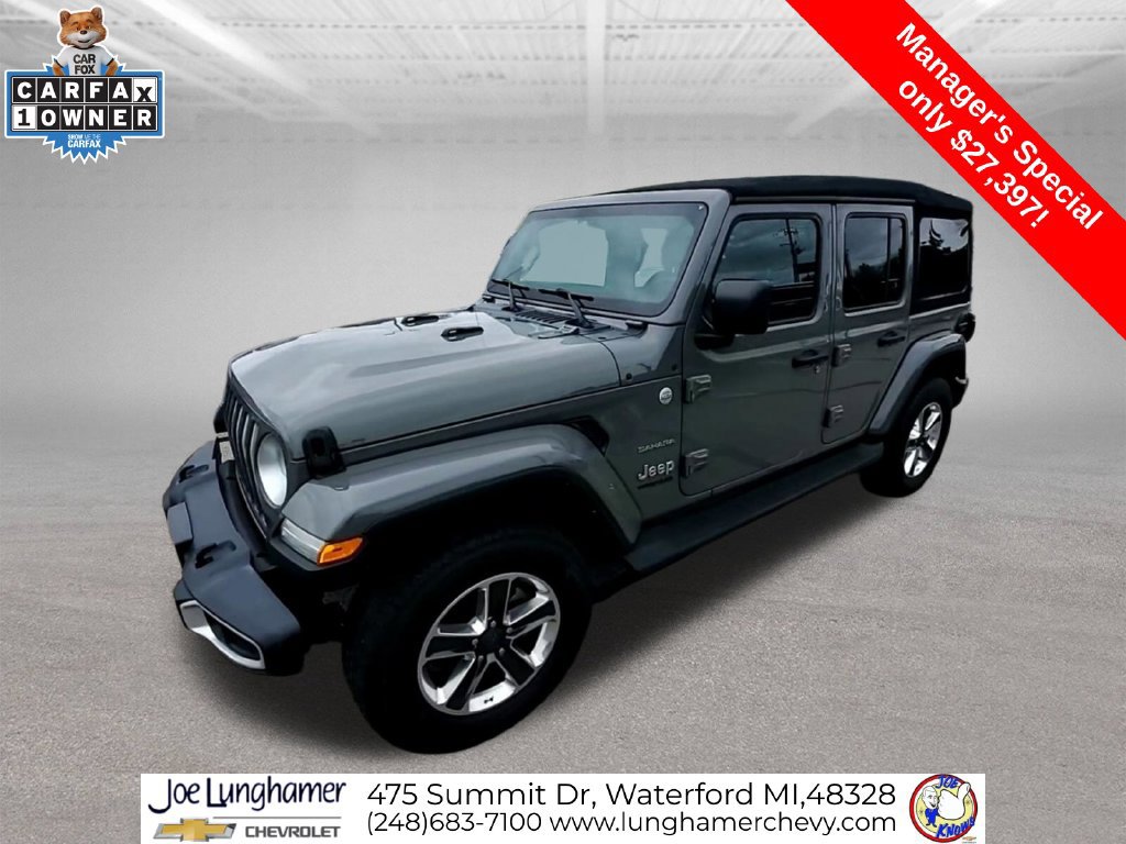 Used 2022 Jeep Wrangler Unlimited Sahara SUV