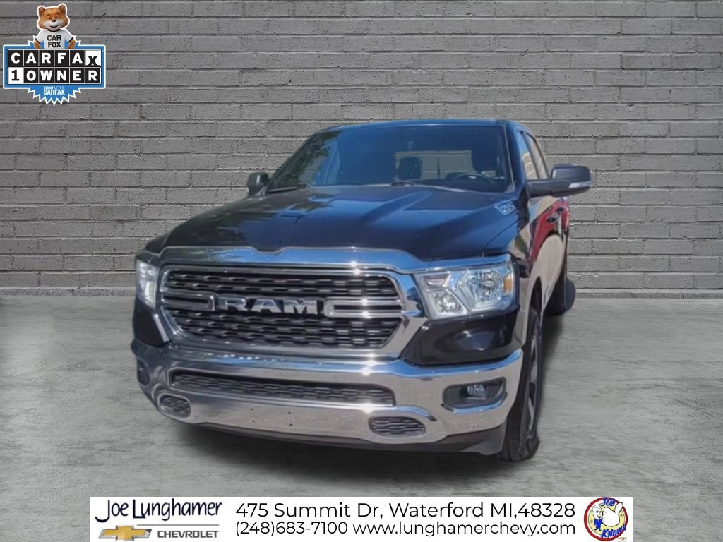 Used 2022 Ram 1500 Big Horn Crew Cab 4x4 57 Box Truck