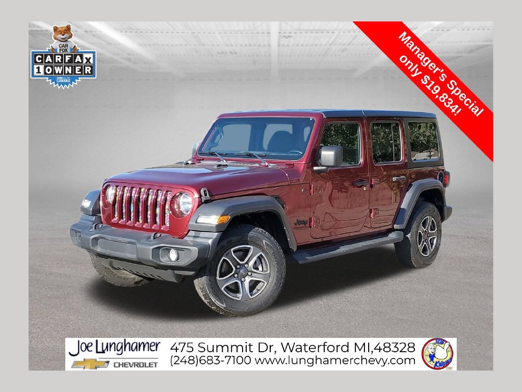 Used 2022 Jeep Wrangler Unlimited Sport S SUV