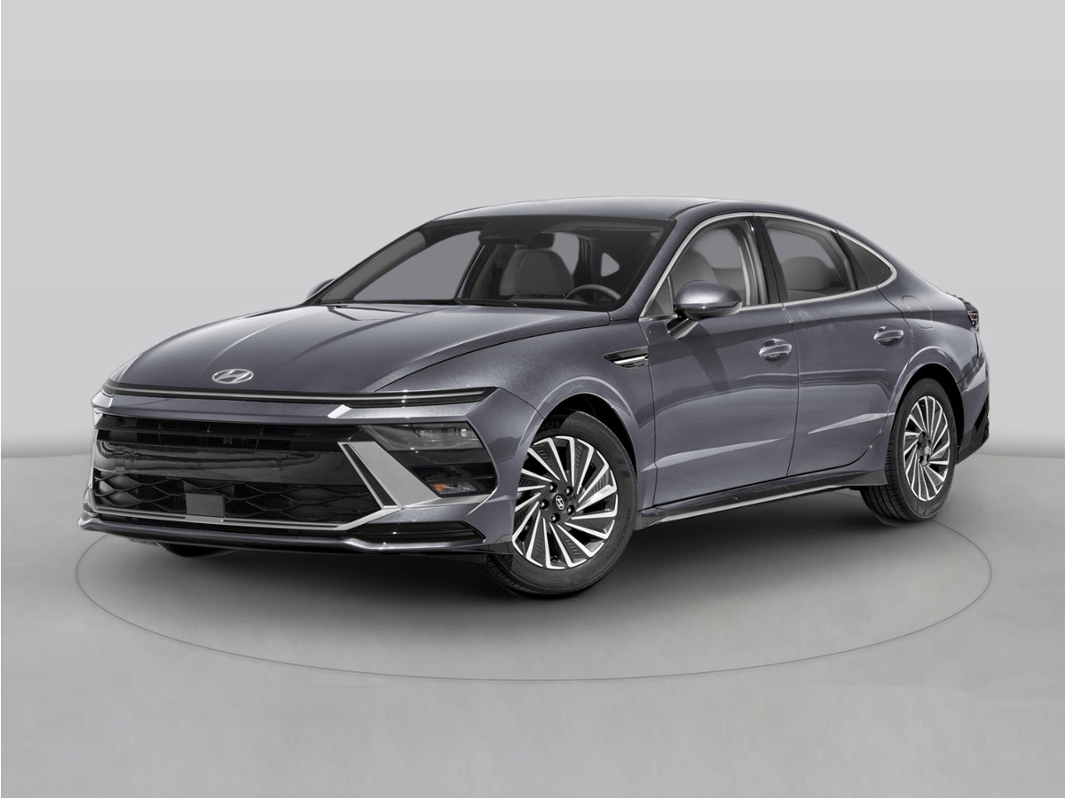 New 2026 Hyundai Sonata Hybrid Blue Sedan