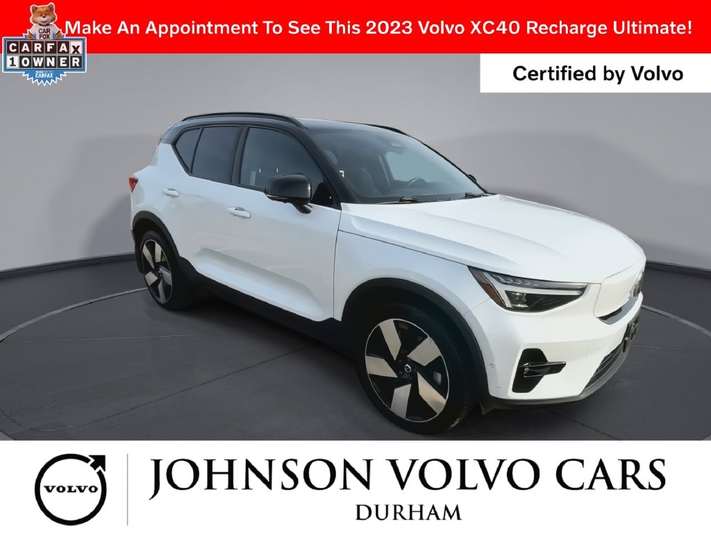 Certified 2023 Volvo XC40 Ultimate with VIN YV4ED3UM0P2055956 for sale in Durham, NC