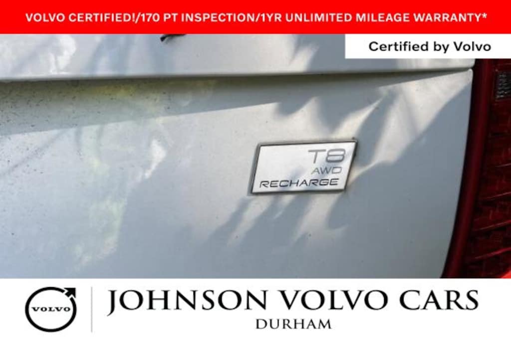 Certified 2023 Volvo XC90 Recharge Plug-In Hybrid T8 Plus Bright Theme 7 Passenger SUV