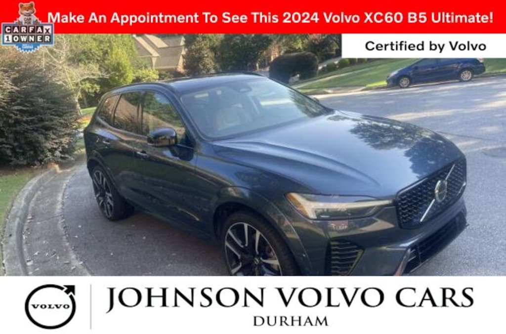 Certified 2024 Volvo XC60 B5 Ultimate Dark Theme SUV