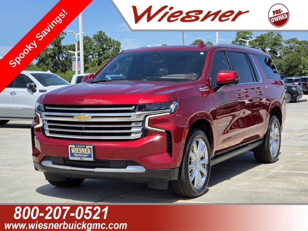 2021 Chevrolet Suburban High Country SUV for Sale near Houston, TX, at Wiesner Buick GMC