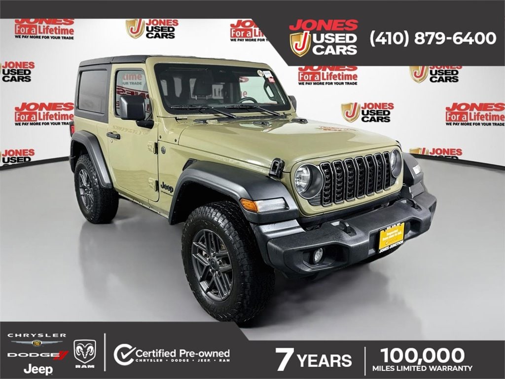 Certified 2025 Jeep Wrangler Sport S SUV