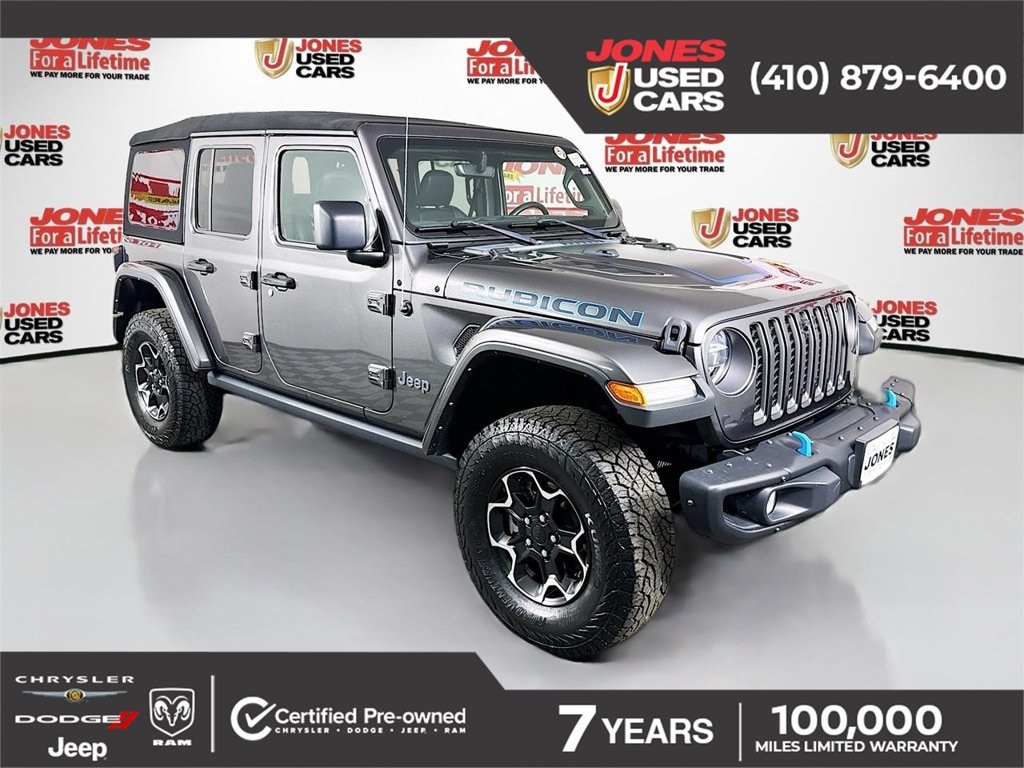 Certified 2021 Jeep Wrangler Unlimited Rubicon 4xe SUV