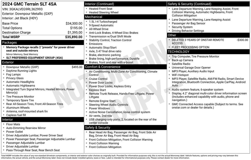 Used 2024 GMC Terrain SLT SUV
