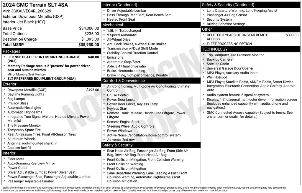 Used 2024 GMC Terrain SLT SUV