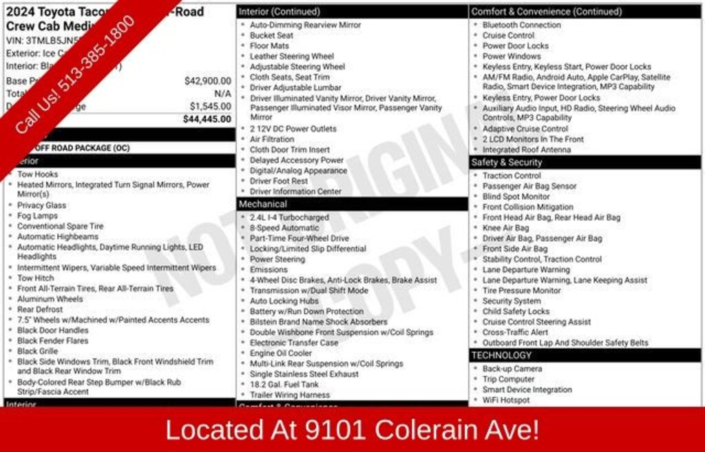 Used 2024 Toyota Tacoma TRD Off-Road Truck Double Cab
