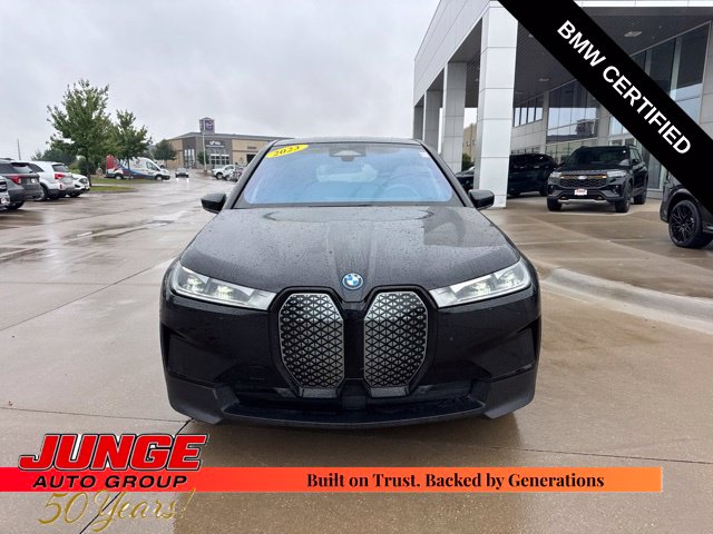 Certified 2023 BMW iX Base with VIN WB523CF06PCM50670 for sale in North Liberty, IA