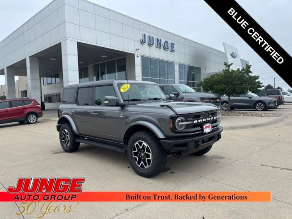 Certified 2022 Ford Bronco Outer Banks SUV