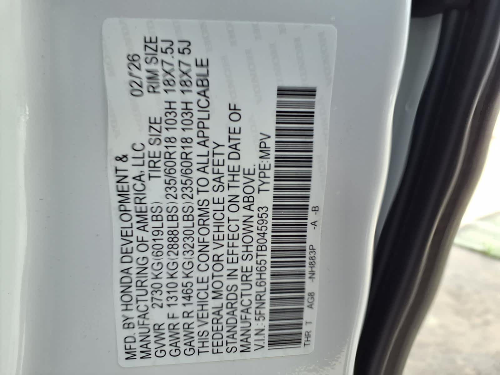 2026 Honda Odyssey EX-L - Photo 21