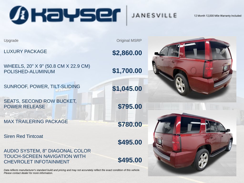Used 2019 Chevrolet Tahoe LT SUV