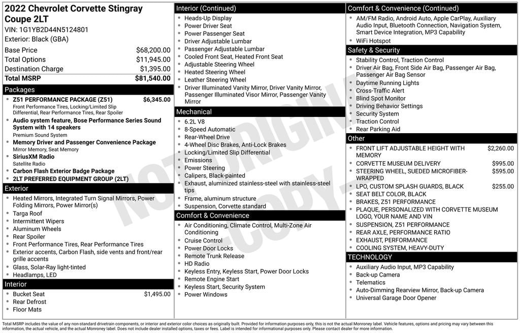 2022 Chevrolet Corvette 2LT - Photo 12