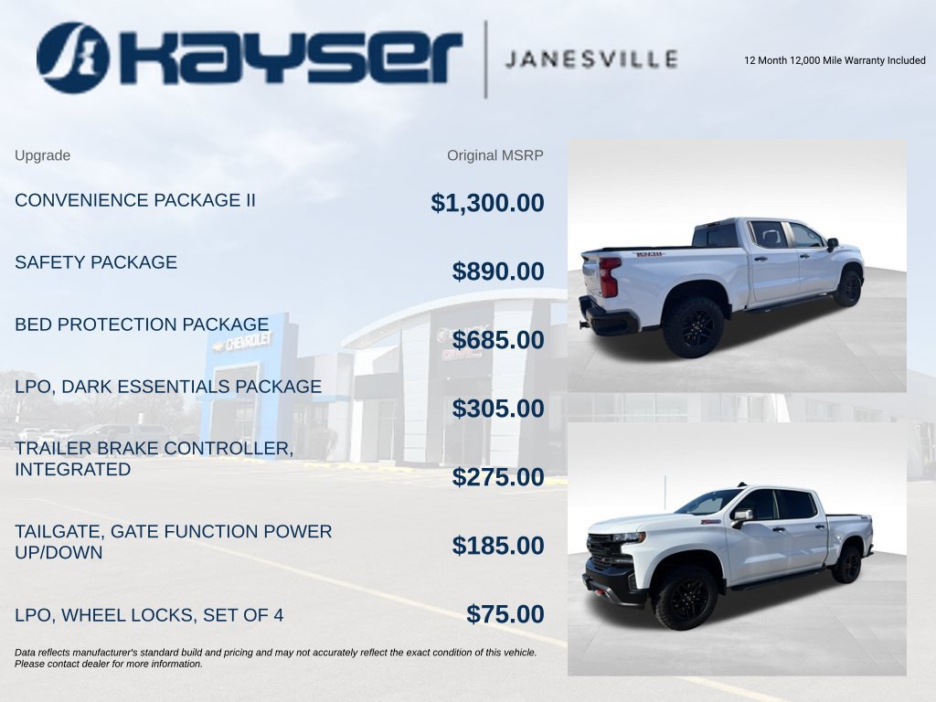 Used 2021 Chevrolet Silverado 1500 LT Trail Boss Truck Crew Cab