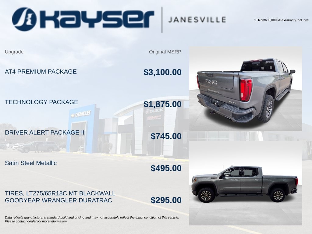 Used 2019 GMC Sierra 1500 AT4 Truck Crew Cab