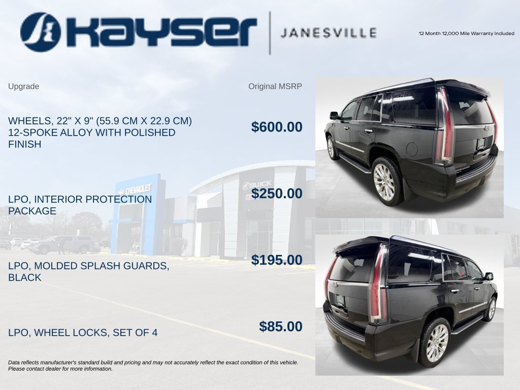 Used 2019 CADILLAC Escalade Luxury SUV