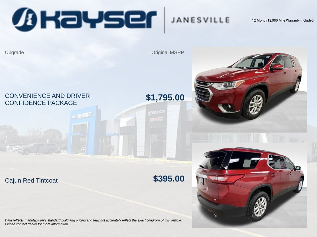Used 2020 Chevrolet Traverse LT Cloth SUV