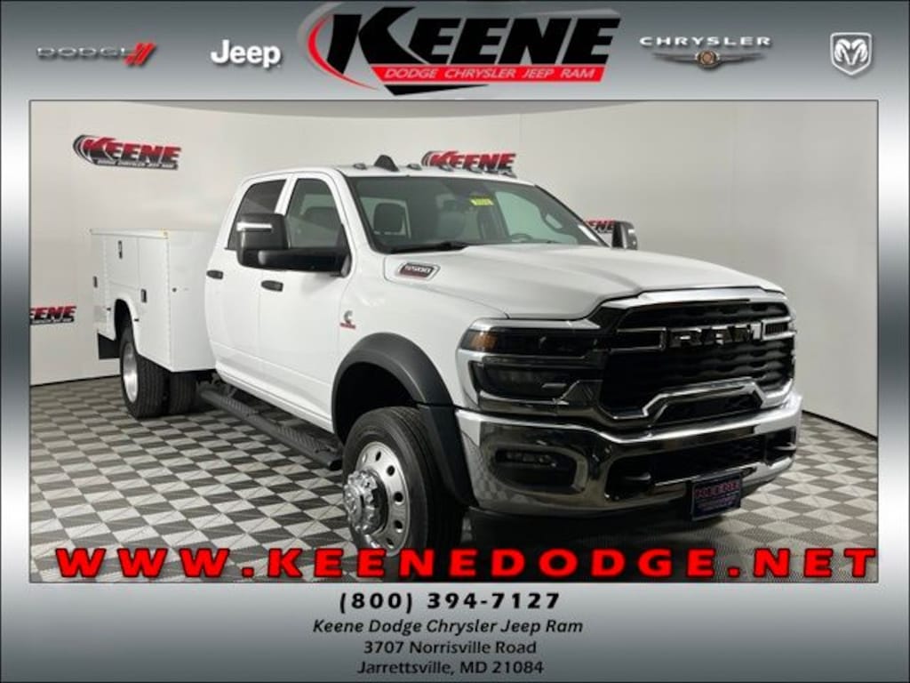 New 2026 Ram 5500 Chassis Cab TRADESMAN CREW 4X4 60' CA Pickup