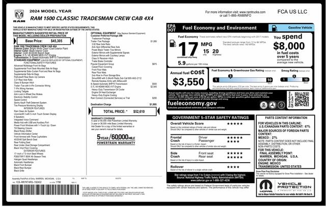 2024 RAM 1500 Classic