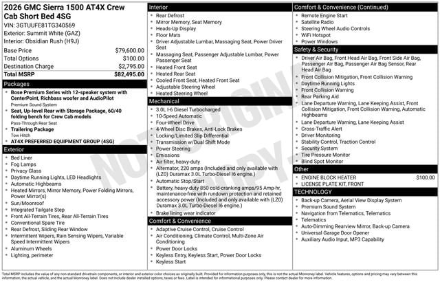 2026 GMC Sierra 1500 AT4X - Photo 7