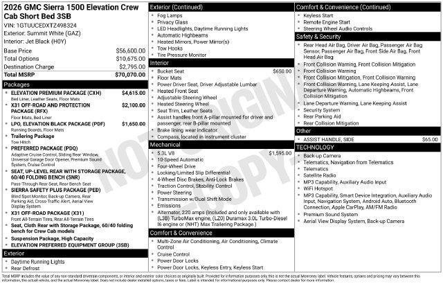 2026 GMC Sierra 1500 Elevation - Photo 7