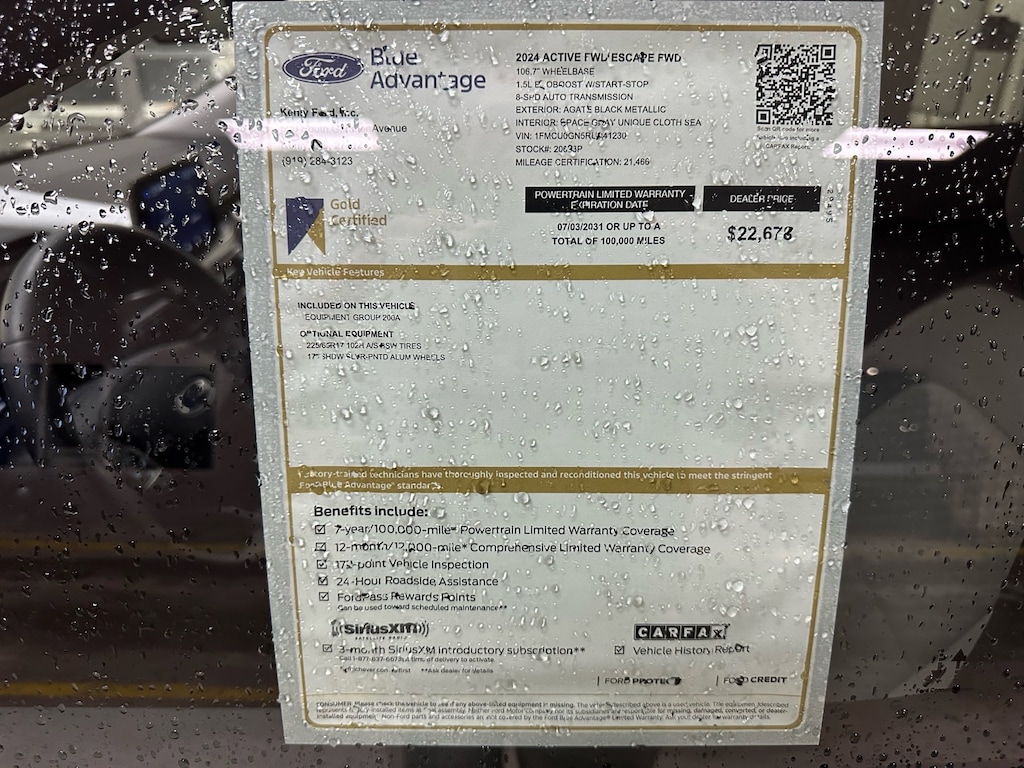 Certified 2024 Ford Escape Active Active SUV