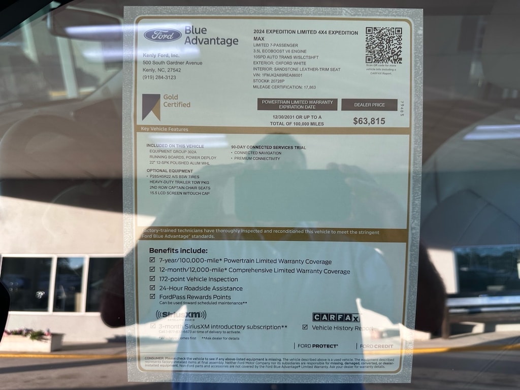 Certified 2024 Ford Expedition MAX Limited 4x4 Limited SUV